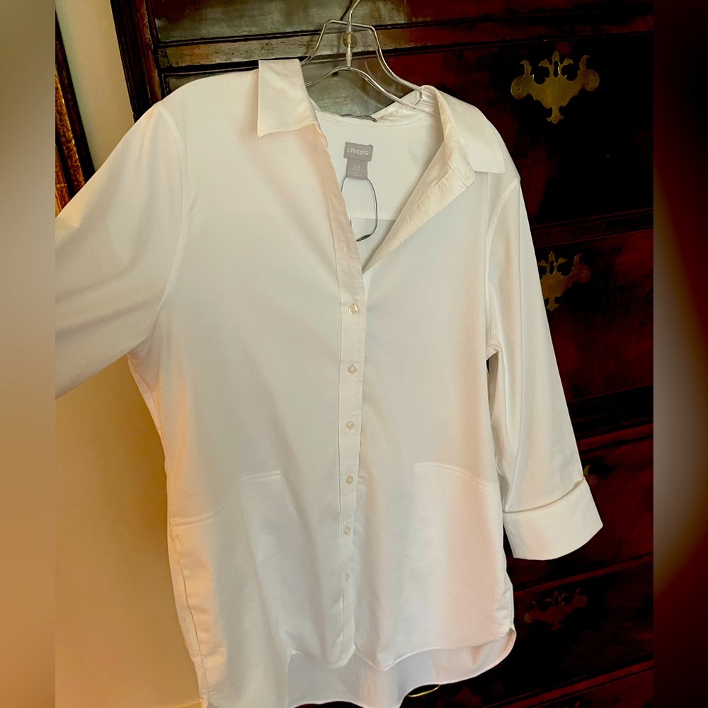 Chicos no-iron Pocket tunic